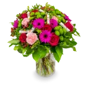 mix květin s čokoládou